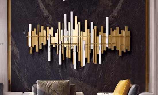 Stainless Steel Modern Metal Islamic Arts Wall Decor for Interior Decoration