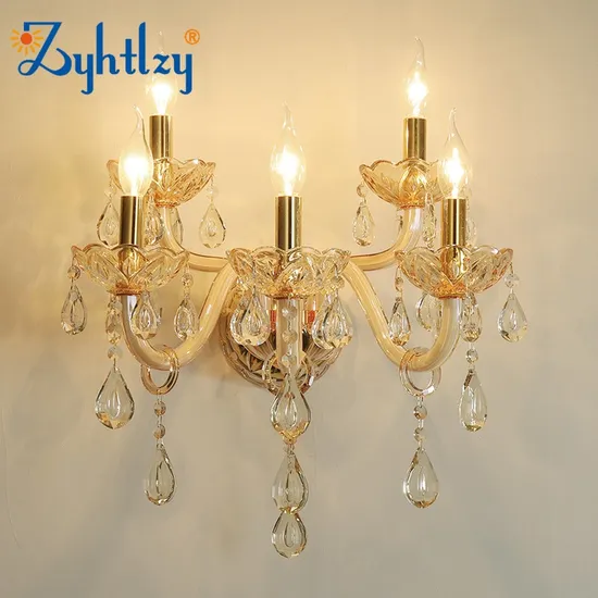 Crystal Wall Sconce Wall Lamp for Hotel Project