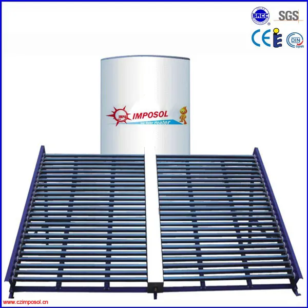 Druckloses Solarkollektorprojekt für Zuhause/Schule/Hotel